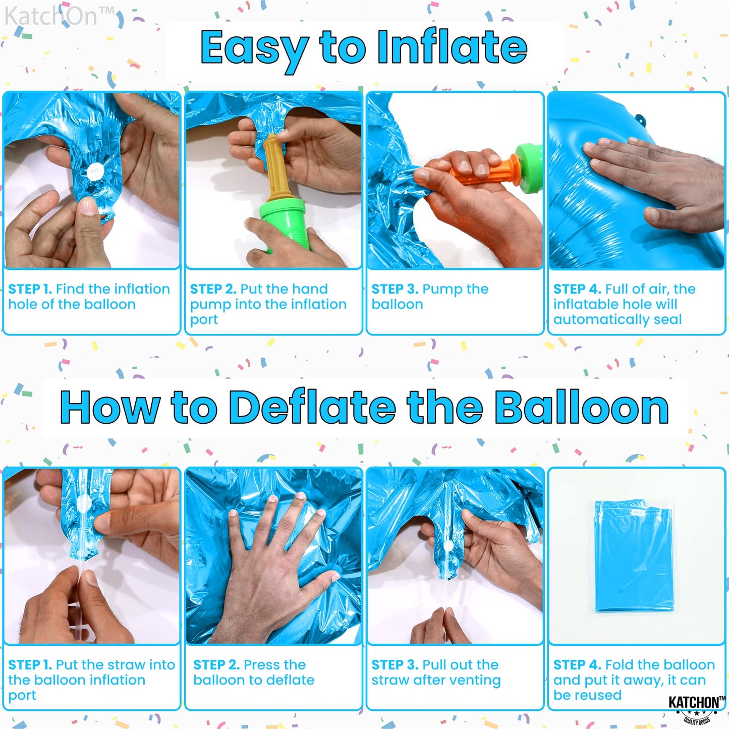 Giant Blue 0 Number Balloons - 40 Inch | 0 Digit Balloon For Ocean Theme | Blue 0 Balloon For Ocean Theme Birthday Party Supplies | Mylar Blue Number 0 Balloon | Blue Mermaid Birthday Decorations
