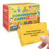 Conversation Cards For Kids - 400 Fun Conversation Starters For Family Game Night Or Dinner - Road Trip Must Haves Travel Games