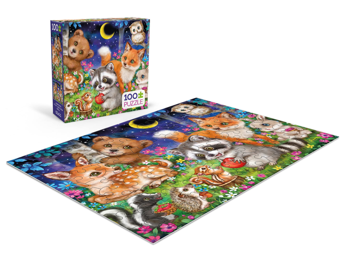 Ceaco - Kayomi Harai - Woodland Friends - 100 Piece Jigsaw Puzzle