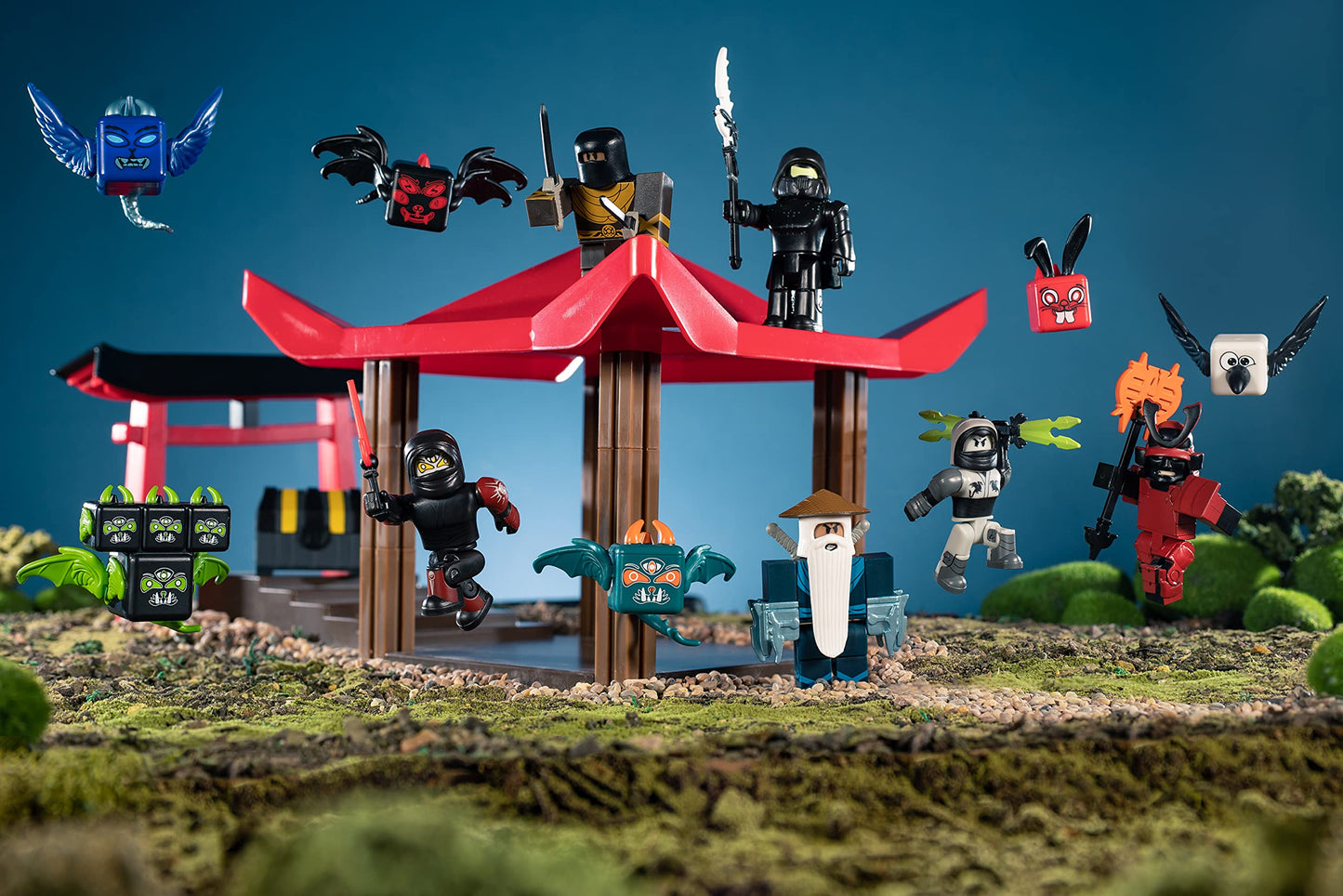Roblox Ninja Legends Deluxe Playset - Multicolor, Plastic, Model ROB0536, Includes Exclusive Virtual Item