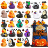 24 Pack Rubber Ducks Jeep Ducking with a Bag- 2 Halloween Assortment Duckies for Jeep Duck Halloween Themed Cruise Duck for Pool Party Favors Birthday Gifts Classroom Incentives Kids Bath Toys