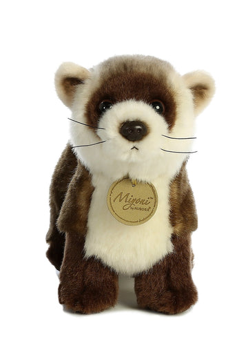 Aurora® 10.5 Realistic Miyoni® Black Footed Ferret Stuffed Animal - Lifelike Detail, Brown Color, Cherished Companionship