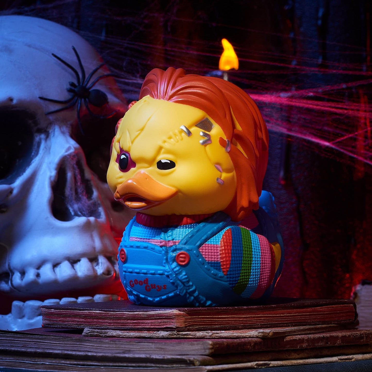 Tubbz Chucky Scarred Collectible Vinyl Rubber Duck Figure – Official Chucky Merchandise – Horror Tv & Movies