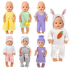 Baby Doll Clothes,14-18 Inch Doll Accessories Dress With Hats Socks Outfits Fits For 43Cm New Born/15 Inch Bitty/16 Inch Baby Dolls(7 Set )