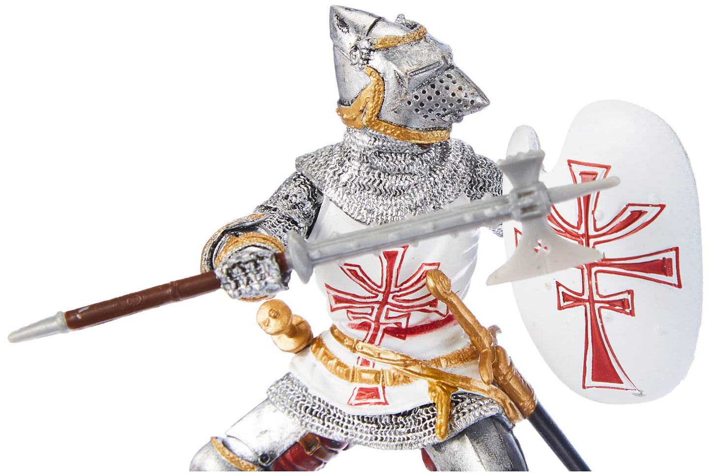 Papo Medieval Fantasy Germanic Knight Figurine, Collectible Plastic Toy, Multicolor, Model 39947, Suitable for Ages 3+