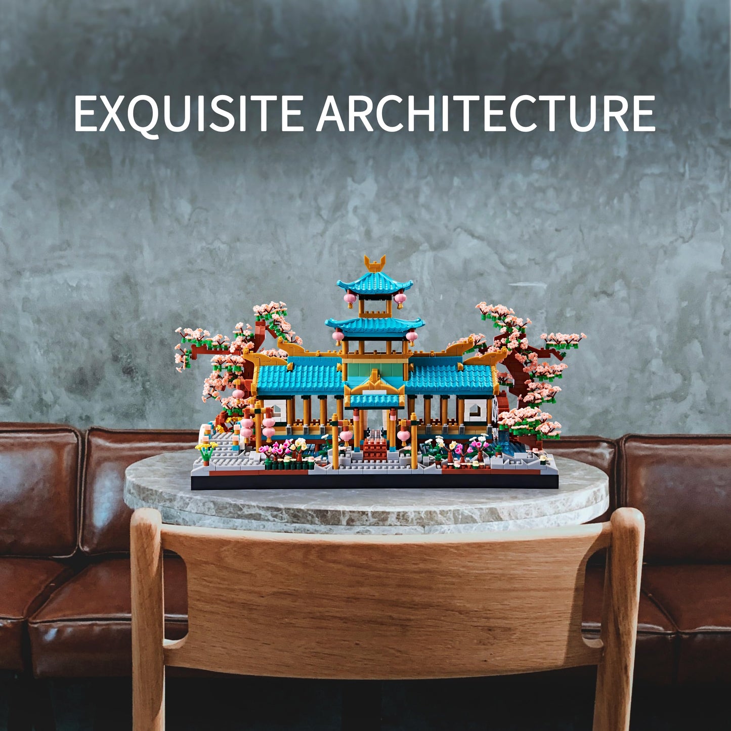 Exquisite Suzhou Garden Micro Building Blocks - 2350 Pc Set |Replicates Chinese Architecture | Challenging Diy Toy For Adults |