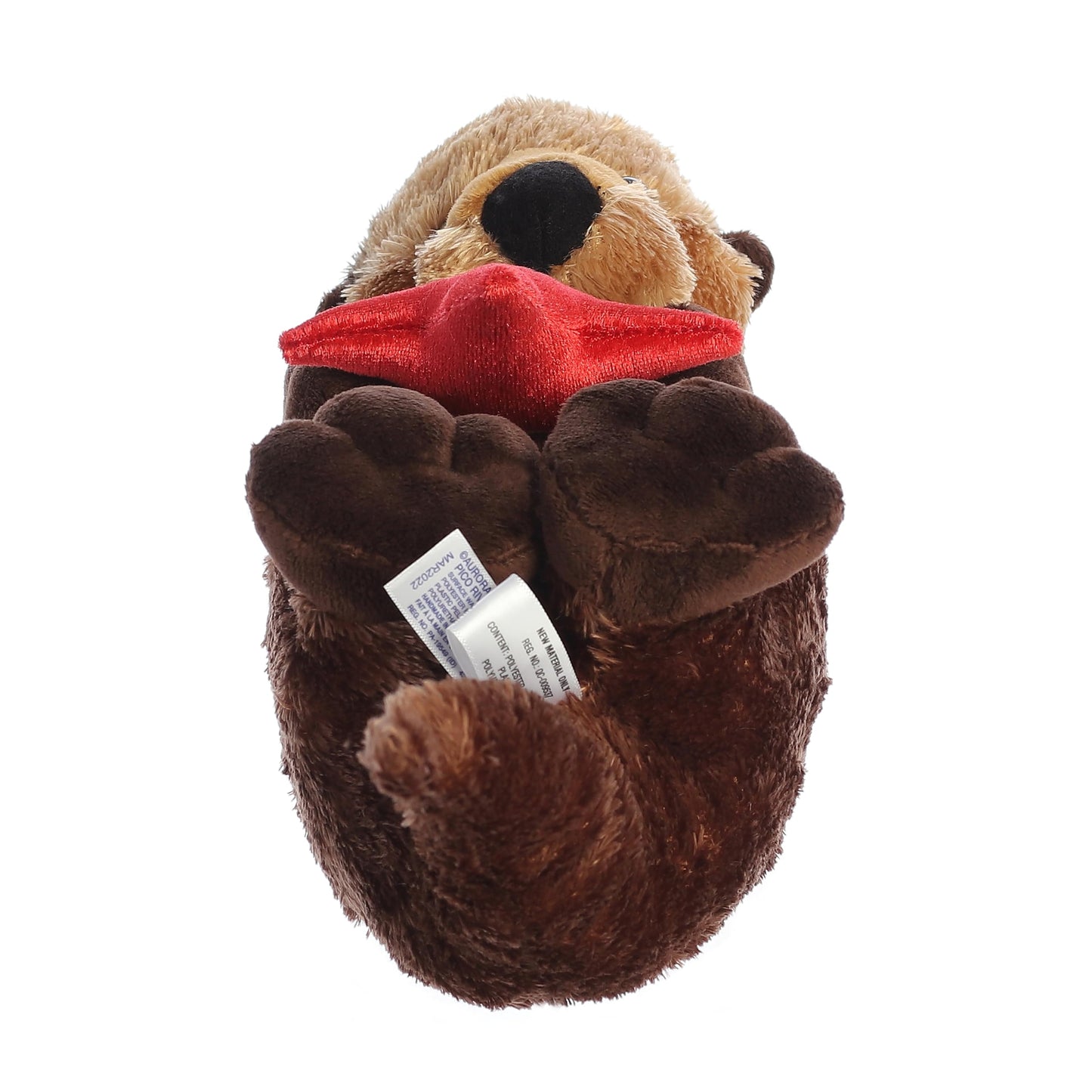 Aurora Adorable Flopsie Cali Otter Stuffed Animal - 12" Brown Polyester - Perfect for Kids and Adults