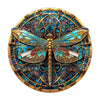 Wooden Puzzles For Adults, 100 Pieces Dragonfly Puzzles For Adults, Birthday Christmas Puzzle Gifts For Puzzle Lover, Jigsaw Puz