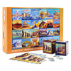 rokt&razo, World Heritage, 24 Mini Pack Jigsaw Puzzles, 1000 Pieces Daily Challenge Pack with Reference Poster, Advent Calendar,