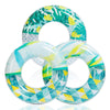 Inflatable Pool Floats With Glitters 32.5'(3 Pack), Pool Floaties Tubes For Swimming Kids Adults Beach Outdoor Party Supplies