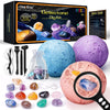 GobiDex Gemstones Dig Kit Solar System Science Kit for Kids Excavate 15 Real Gems STEM Educational Space Toys t Collection Kit Archaeology Geology Science Projects Gift for Boys&Girls Age 6+