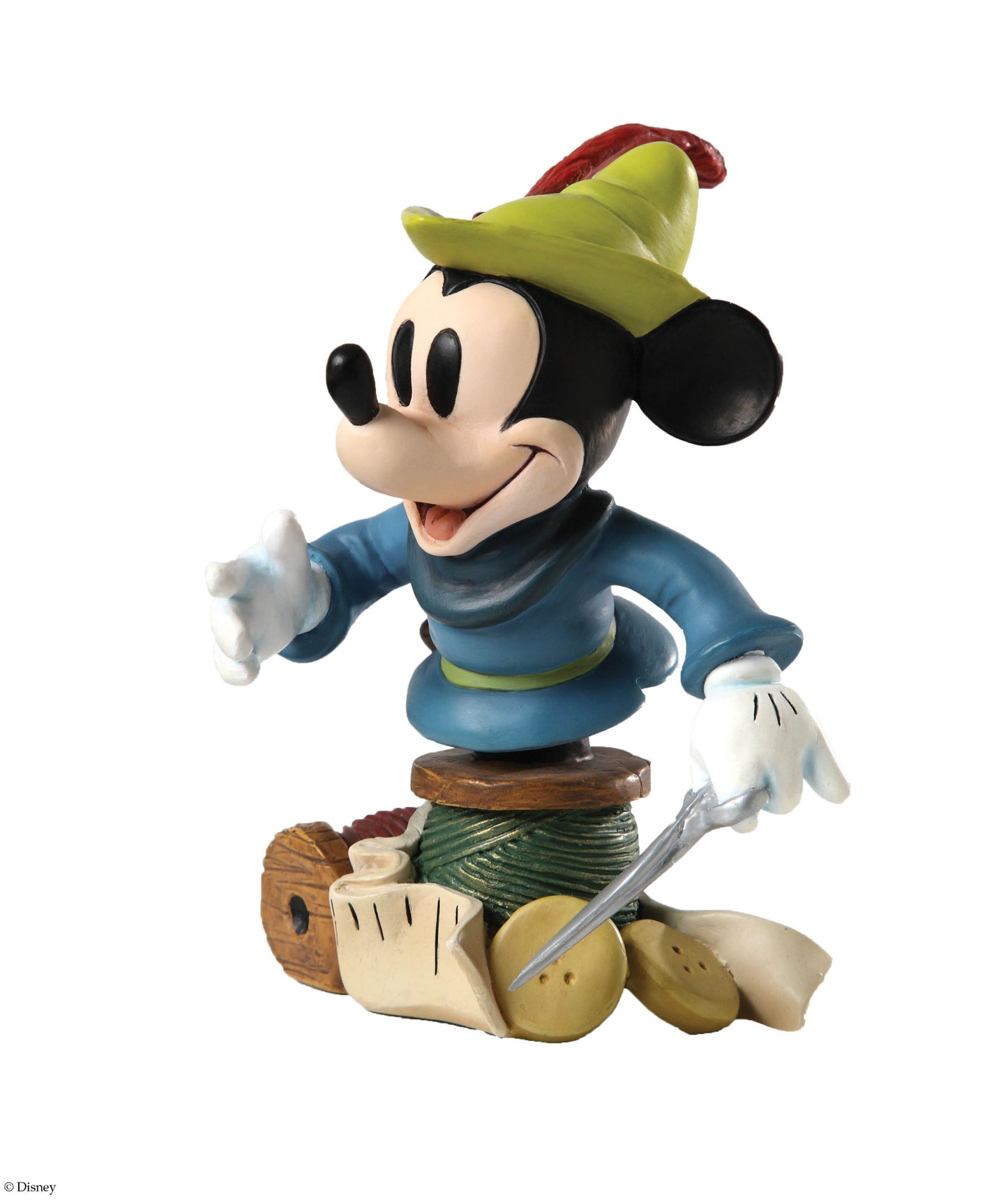 Enesco Grand Jester Mickey Figurine - Brave Little Tailor, Multicolor, Model 4035560
