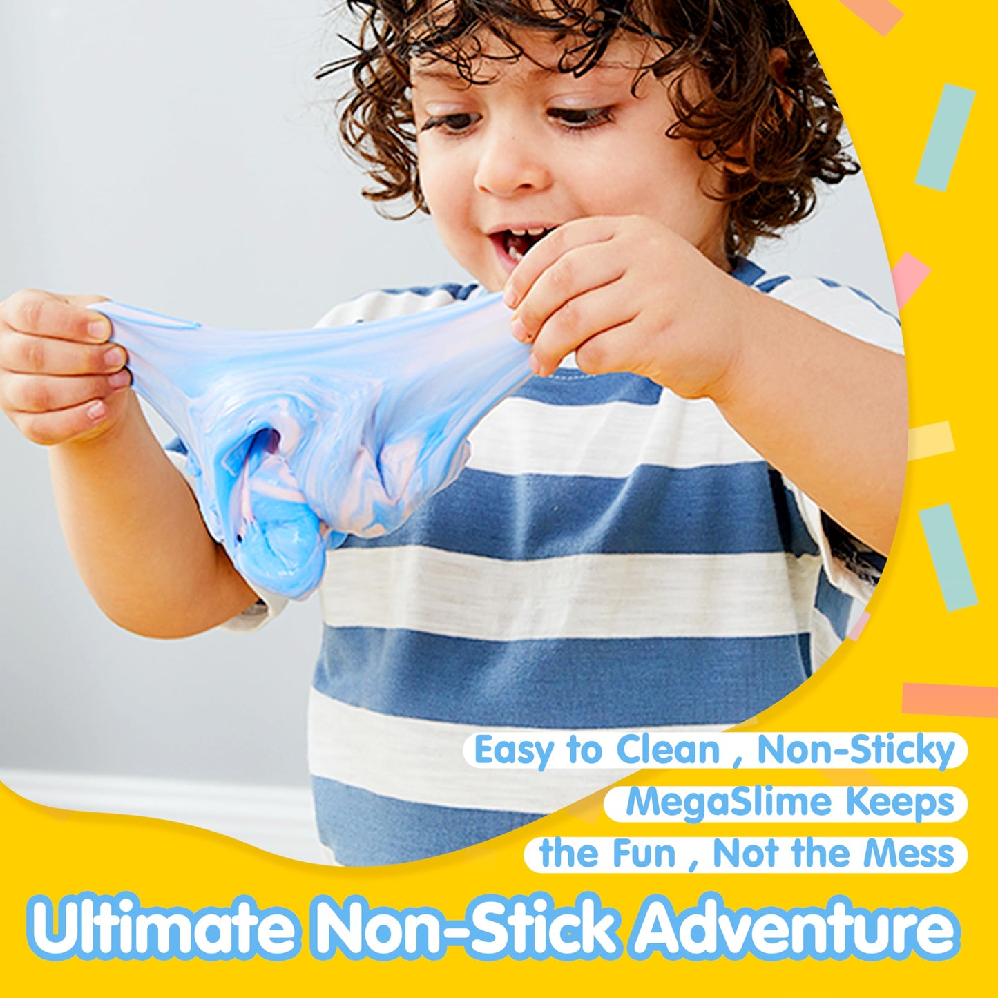 Joyin Butter Slime Party Favors, 6 Pack Soft, Non-Sticky, Mess-Free, Stress Relief Slime Bulk For Classroom Reward, Birthday Toys Gifts For Kids Holiday Party Supplies