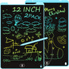 2 Pack 12 Inch Lcd Writing Tablet For Kids, Electight Colorful Doodle Board, Eye Protection Drawing Tablet With Lock & Erase Fun