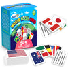 Zastic! World Flags Flashcards - 245 Country Flags, Capitals, Language, And Continents - Gloss Laminated - Country Flags Of The