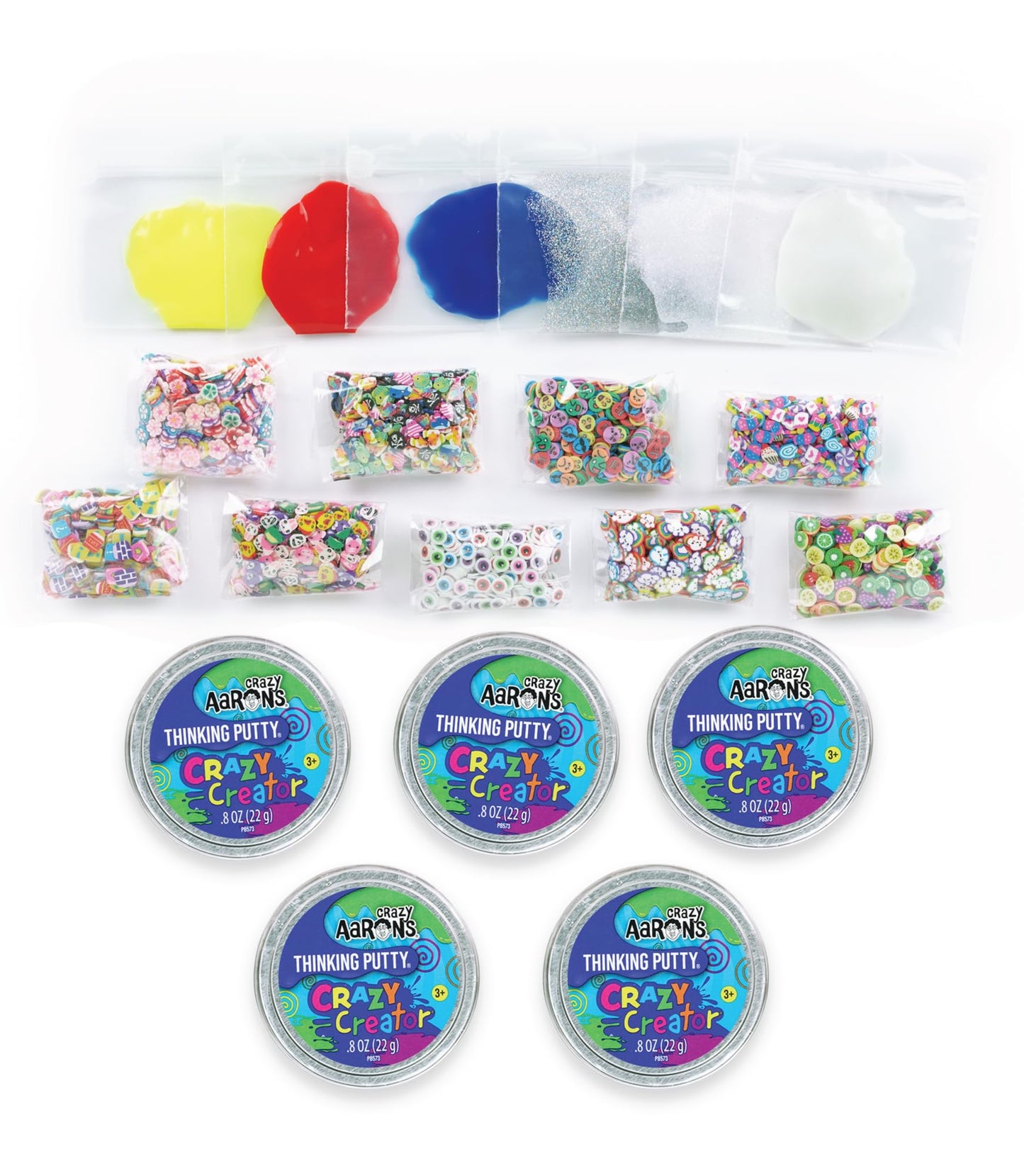 Crazy Aaron'S Crazy Creator Thinking Putty Kit - Never Dries Out - Sensory Play - Creative Toy For Kids And Adults - Crazy Aaron’S Thinking Putty® - Made In The Usa