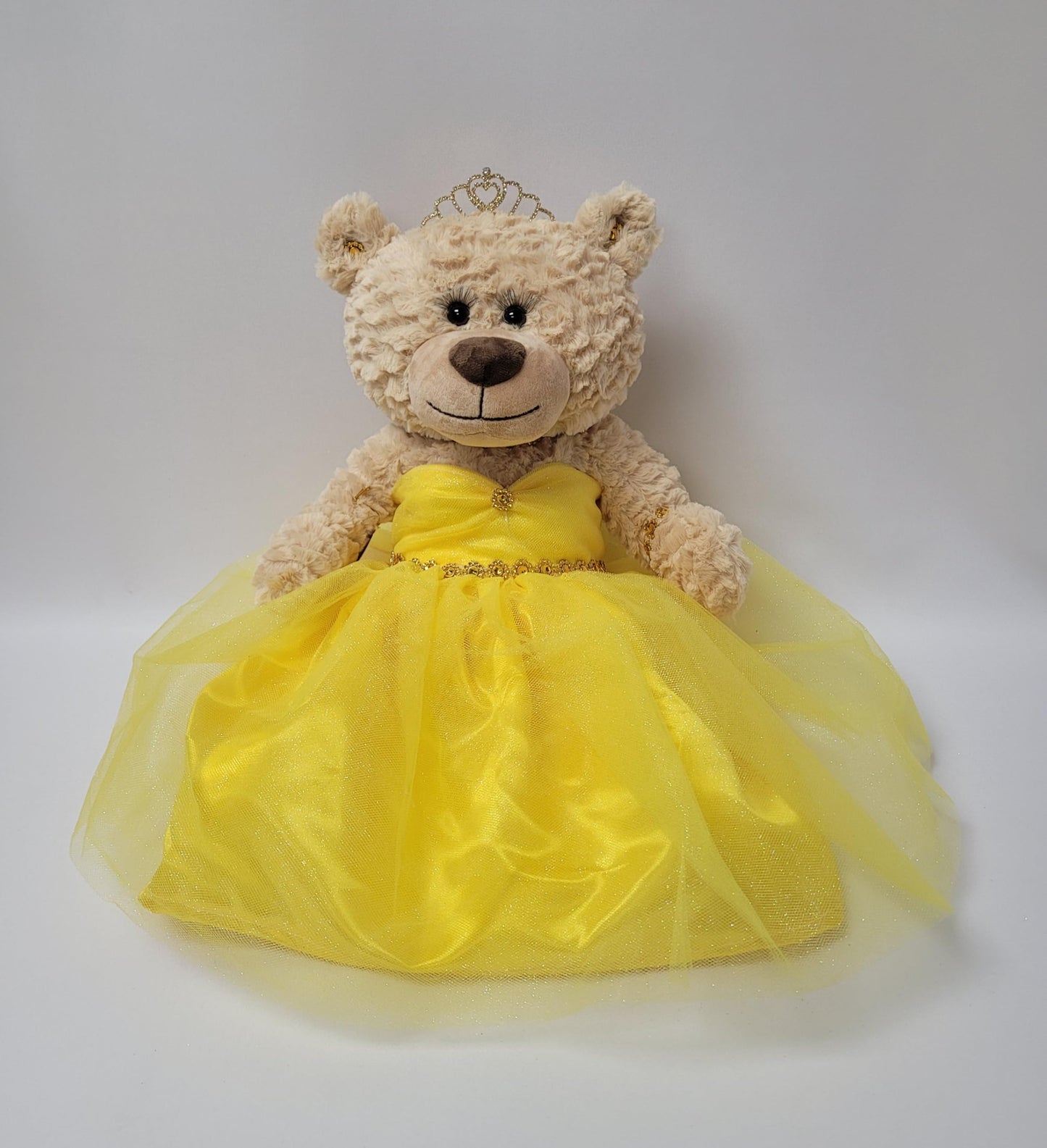 Kinnex Collections Since 1997 20'' Quince Anos Quinceanera Last Doll Teddy Bear With Dress (Centerpiece) ~ Arc16832-11 (Yellow)