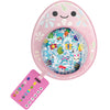 Vango BIZYBOO Easter Egg Busy Bag - Sensory Matching Game for Kids 2+, Small, Pink, Polyester