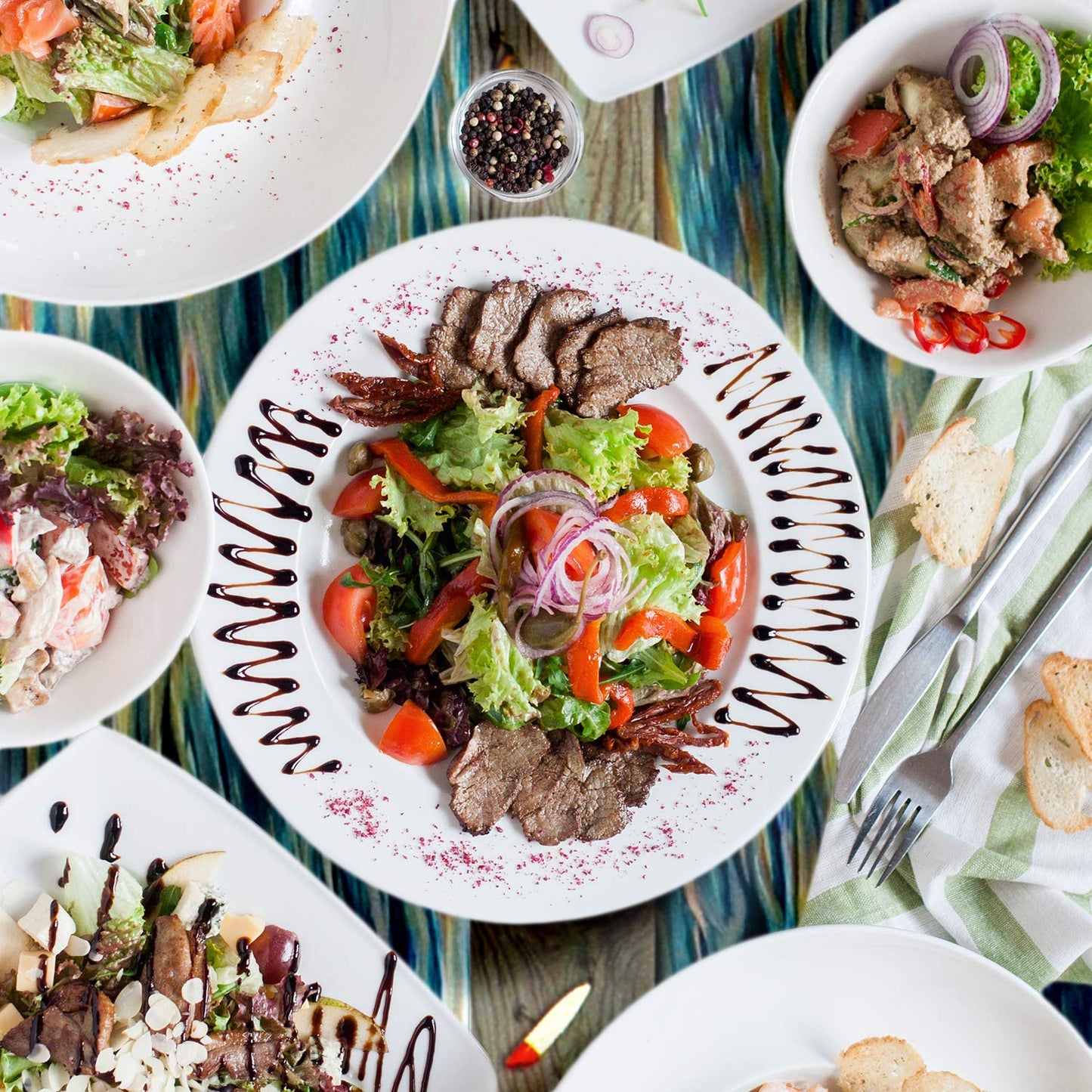 Havercamp Fishing Table Cover! (54x108) Rectangular Heavy Plastic Cover. Beautiful lakewater Background with Antique Lures. Gone