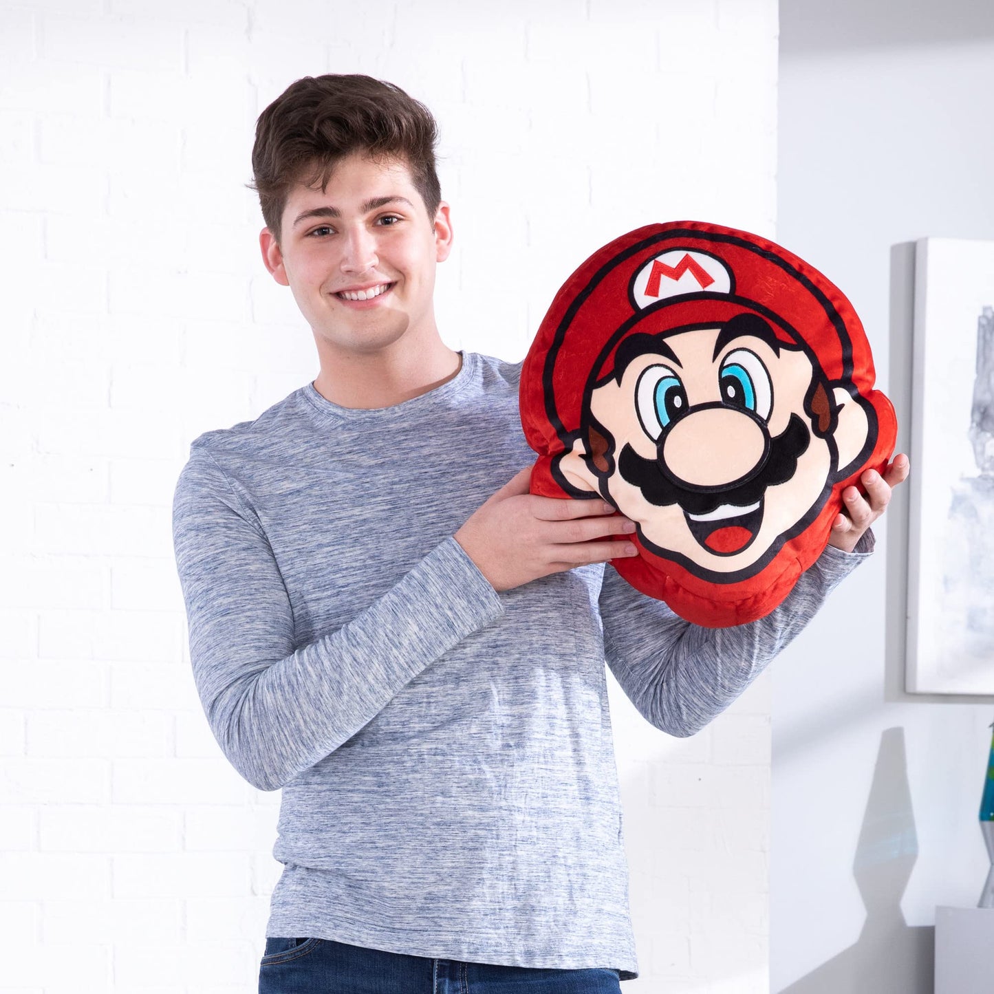 Club Mocchi- Mocchi- Nintendo Super Mario Plush - Mario Plushie - Collectible Squishy Plushies - 15 Inch