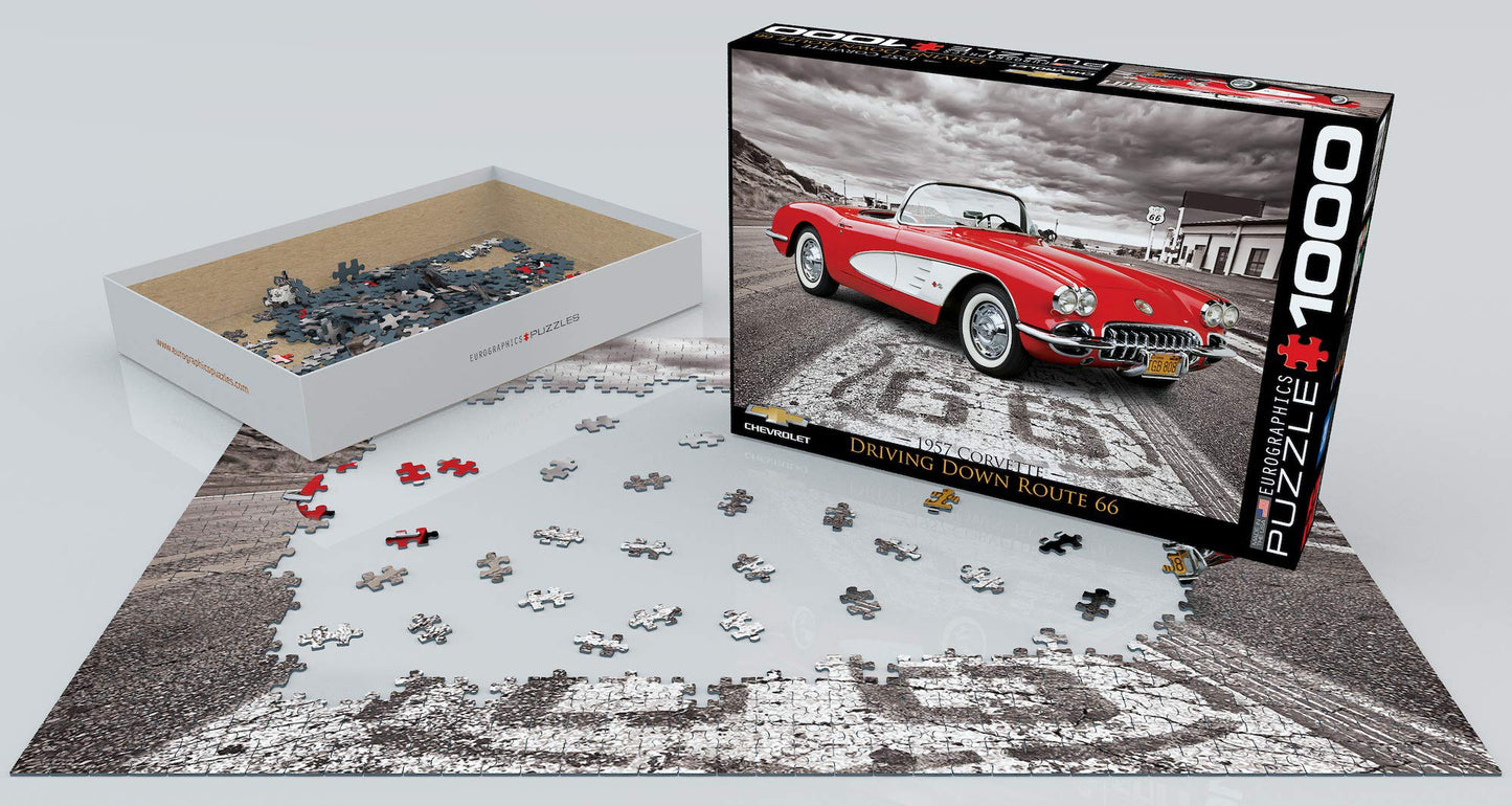 Driving Down Route 66-1959 Corvette