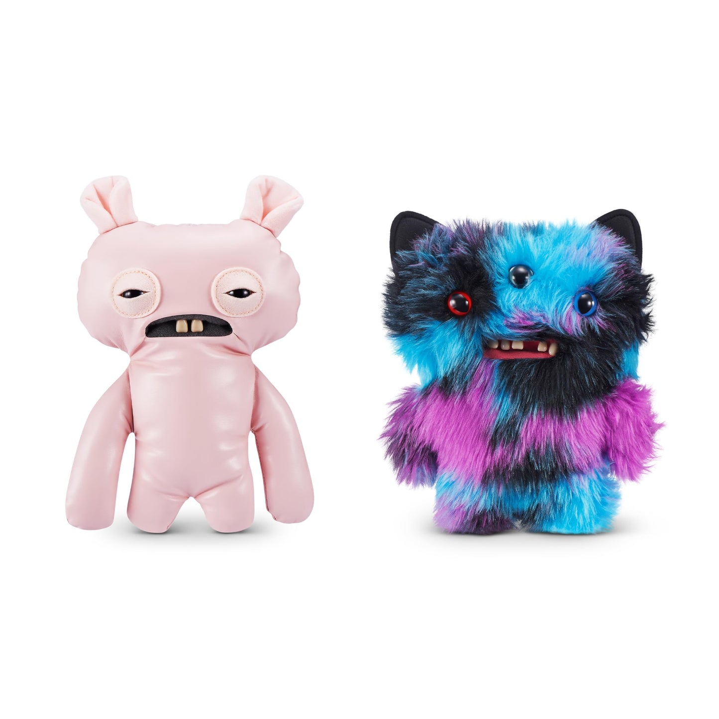 Fuggler Butt Ugly Pets 9-inch Series 1 by ZURU, Funny Ugly Monster Plush Toy (Uncladimir Tootin Cat, Reek-o Cat)