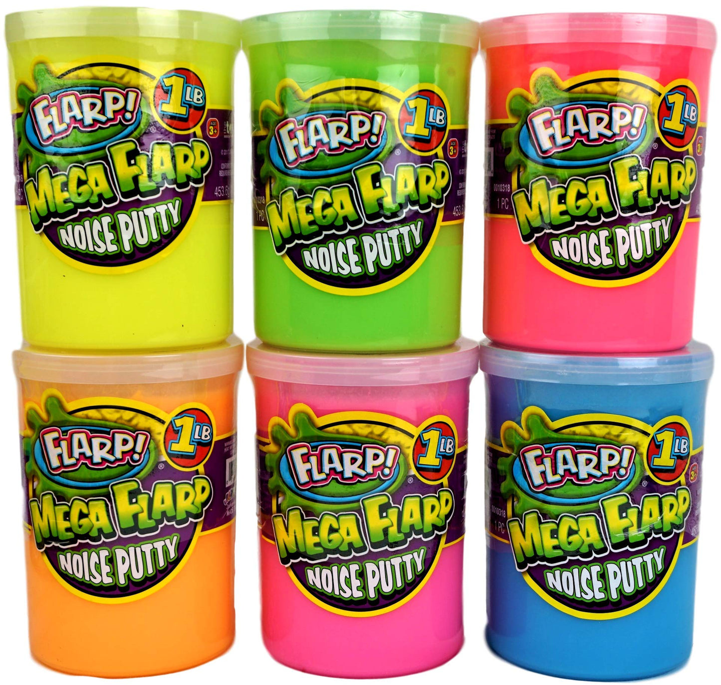 Ja-Ru 1 Pound Mega Flarp Noise Putty Scented (1 Unit), Fidget Toy Squishy Sensory Toys For Easter, Autism Stress Toy Party Favors Fidget For Kids And Adults Boys & Girls. 335-1