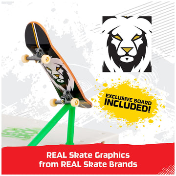 Tech Deck, Nyjah Skatepark X-Connect Park Creator, Massive Customizable Skatepark Ramp Set With Exclusive Fingerboard, Kids Toy For Ages 6 And Up