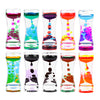 Oneshow Liquid Motion Bubbler Colorful Oil And Water Sensory Toys Hourglass Bubbler Timer Activity Fidget Toy For Kids And Teenager Calm Stress Relief Desk Toys For Office For Adults Gifts (10 Pack)