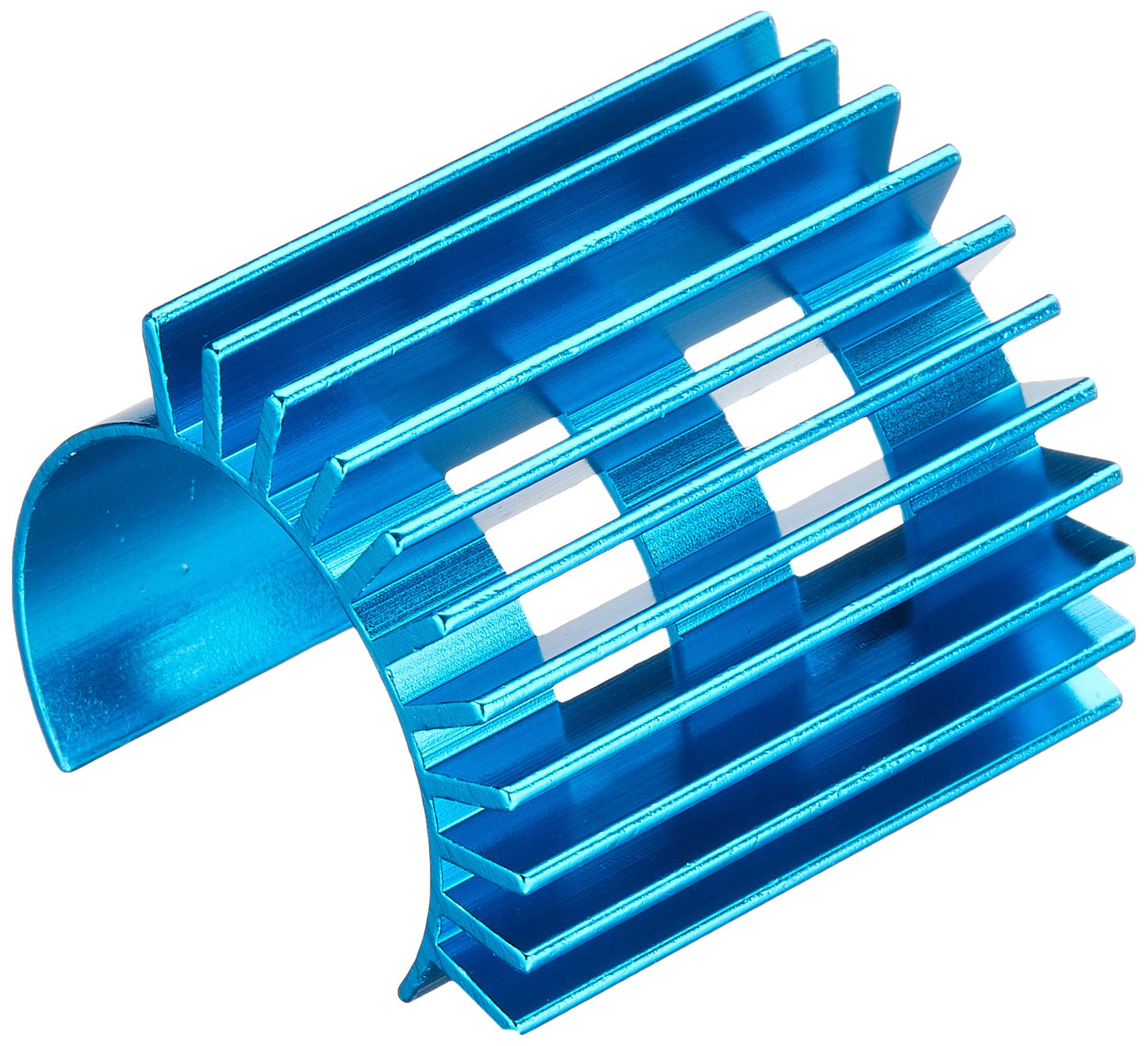 Tamiya 300054571 TT-02 Anodised Aluminium Motor Heatsink, Blue anodised