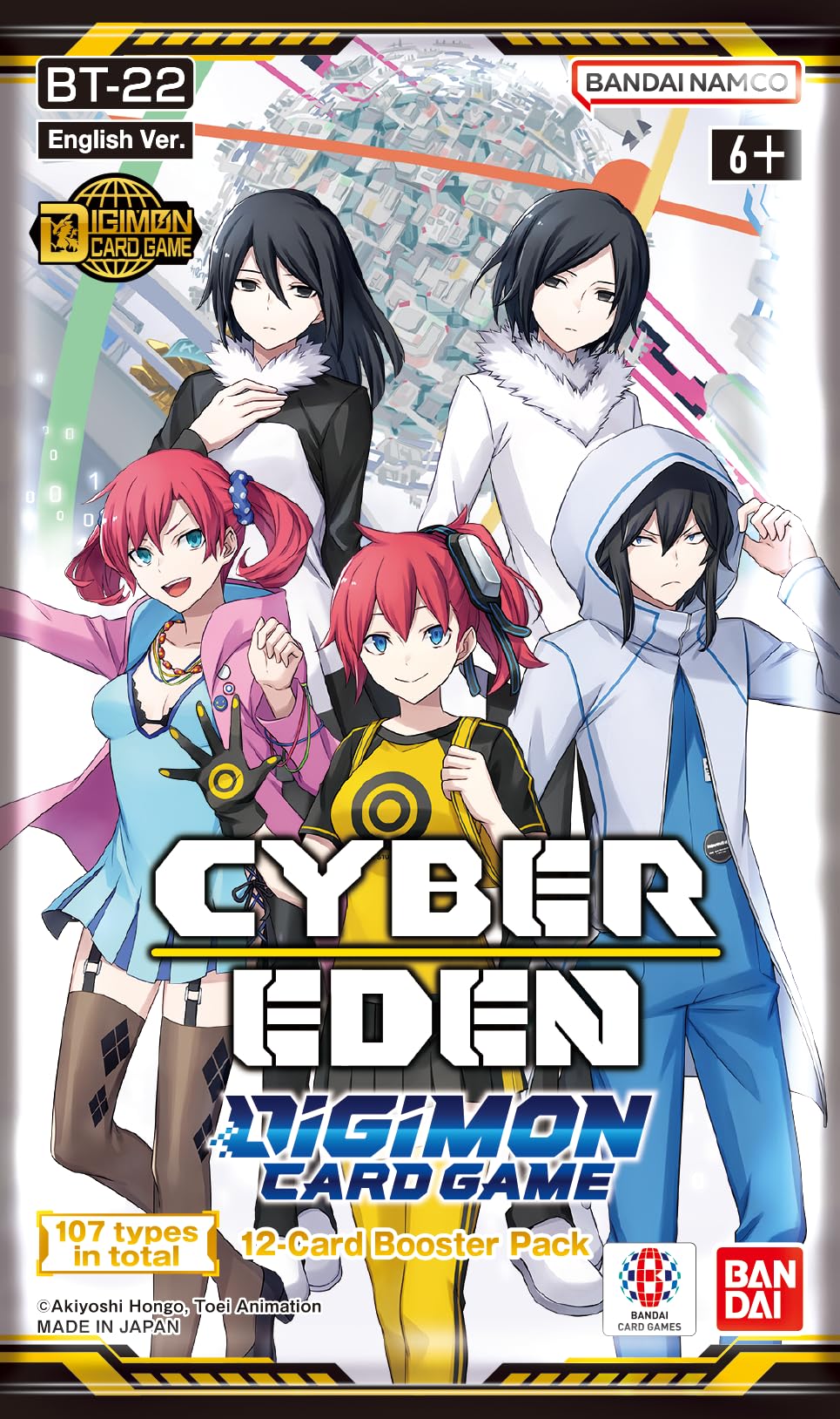 Bandai | Digimon Card Game: Booster Set - Cyber Eden (Bt-22) | Trading Card Booster Display | Ages 6+ | 2 Players | 20-30 Minute