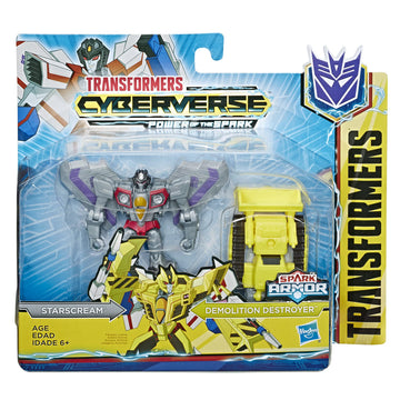 Transformers Tra Cyberverse Spark protective covering Starscream Brown/A