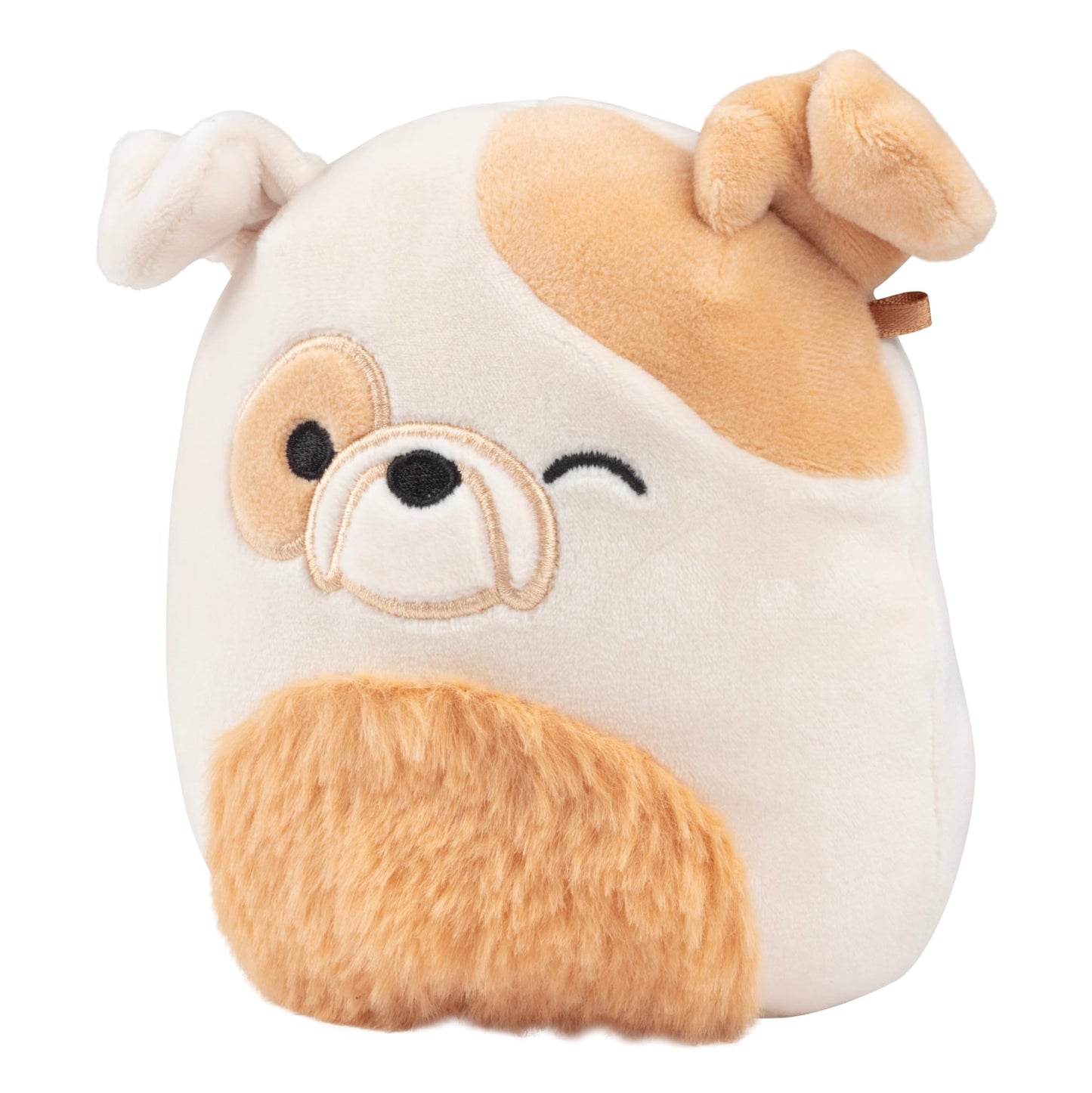 Squishmallows 5-Inch Brock The Bulldog Plush Toy - Soft, Squishy, Collectible Stuffed Animal for Kids, Girls & Boys - White