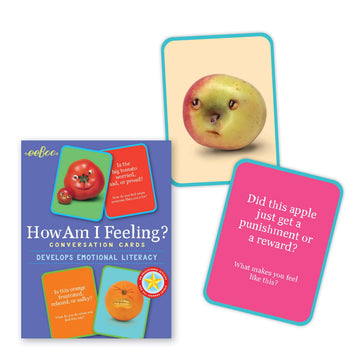 eeBoo How am I Feeling? Conversation Flashcards - Cardboard, 1 EA, Engaging Kids' Emotional Learning Tools