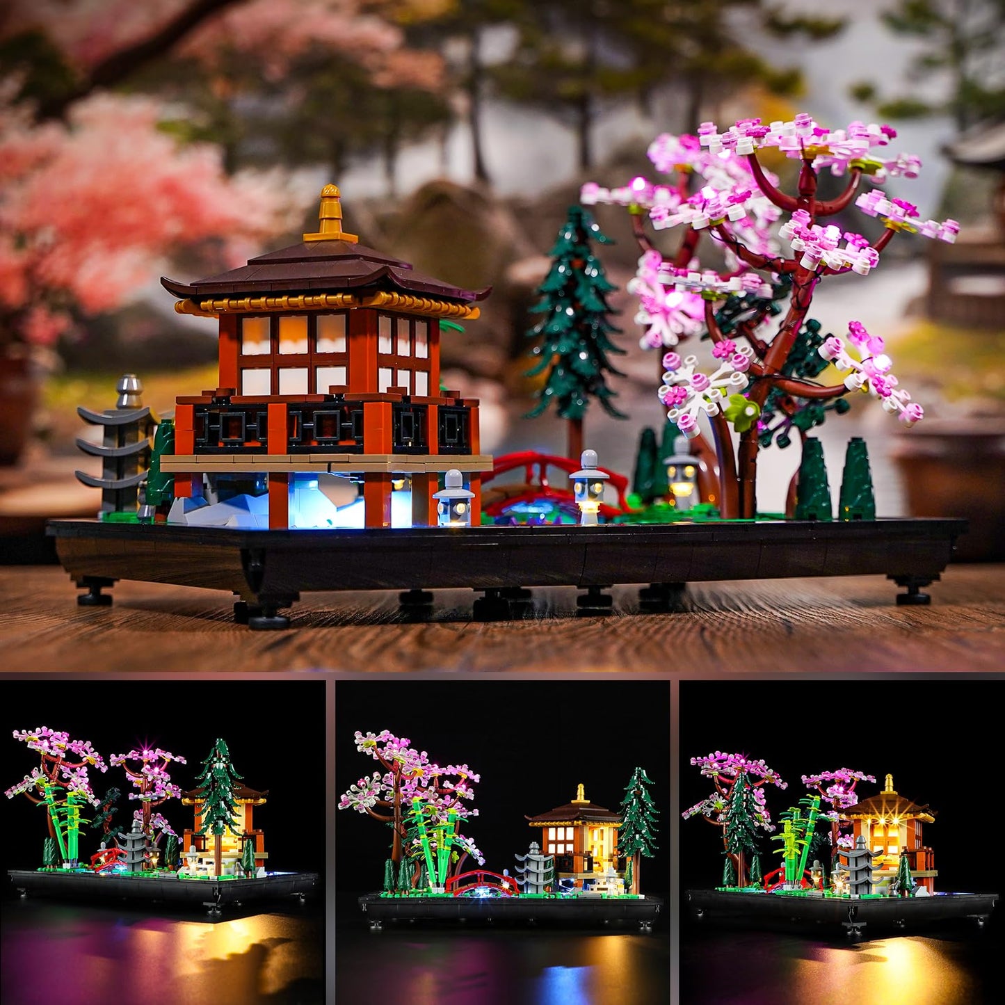 Yeabricks Led Light For Lego-10315 Icons Tranquil Garden Building Blocks Model (Lego Set Not Included)