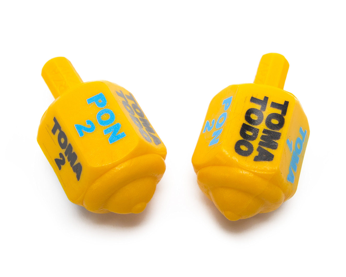 Classic Mexican Pirinola Toma Todo Solid Plastic Piece 5 Multicolors Pack/Pirinola de Plastico Solida (5 Pack)