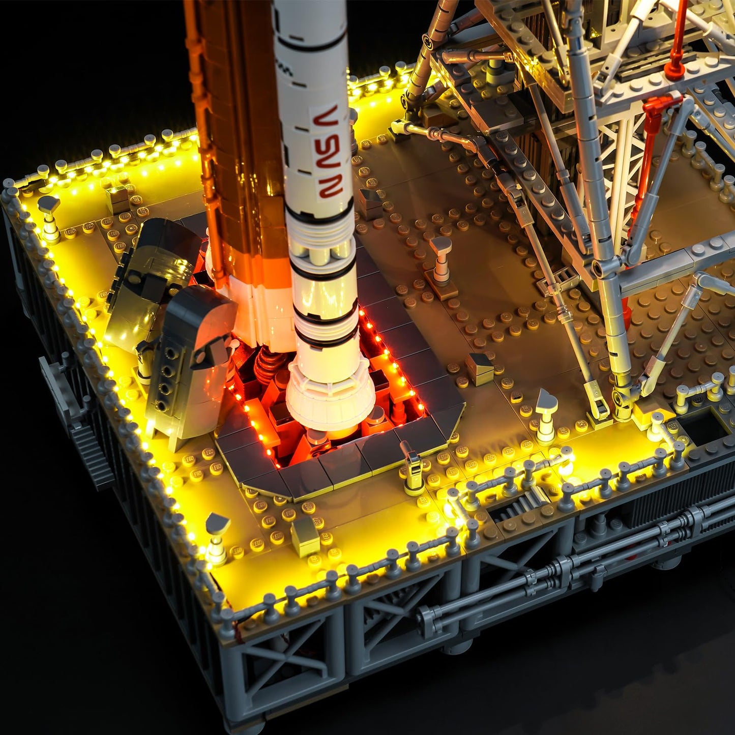 Hilighting Upgraded Led Light Kit Compatible With Lego Nasa Artemis Space Launch System Building Set, Remote Control Version Com
