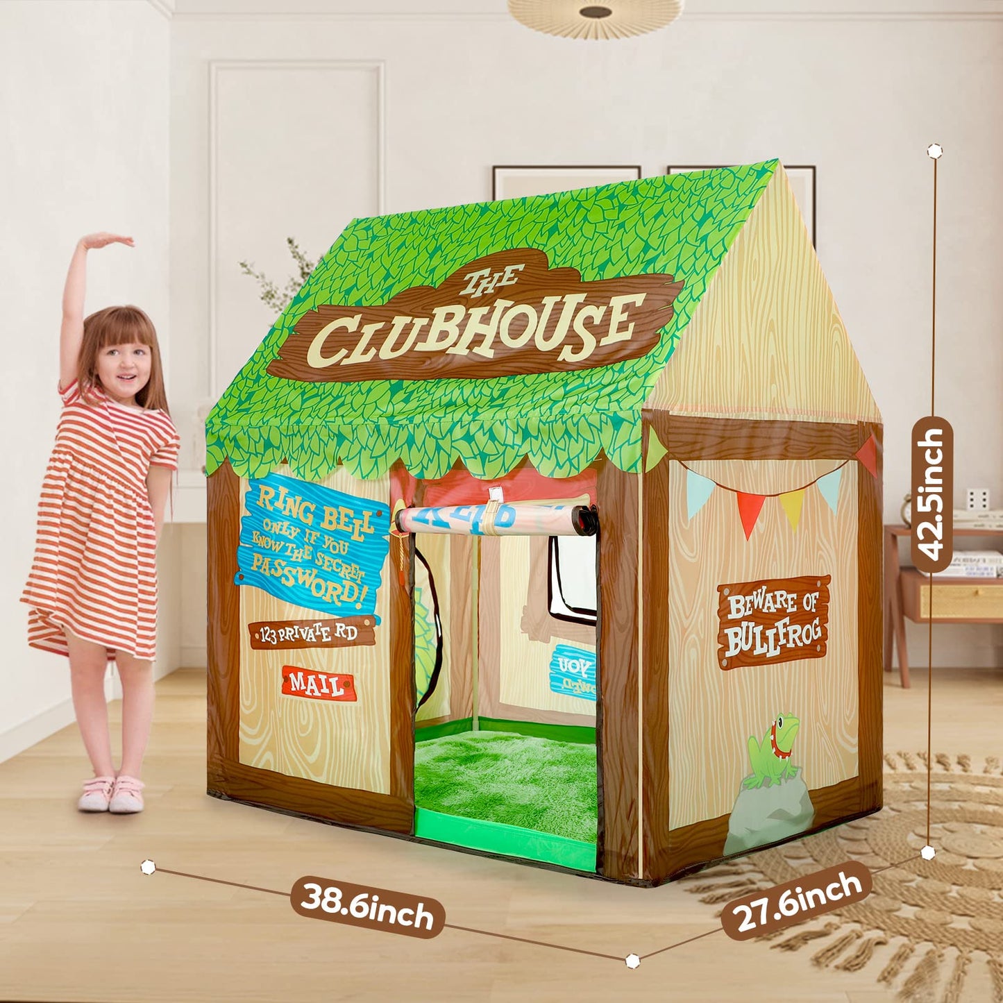 Swehouse Kids Play Tents For Boys Tent For Kids Indoor And Outdoor Tent Boys And Girls Toys Children Indoor Playhouse For Kids Gifts For Christmas Birthday (Kids Tent With Play Mat)