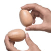 MGTECH Wood Egg Shakers Set - 2 PCS Natural Finish Musical Percussion Instruments