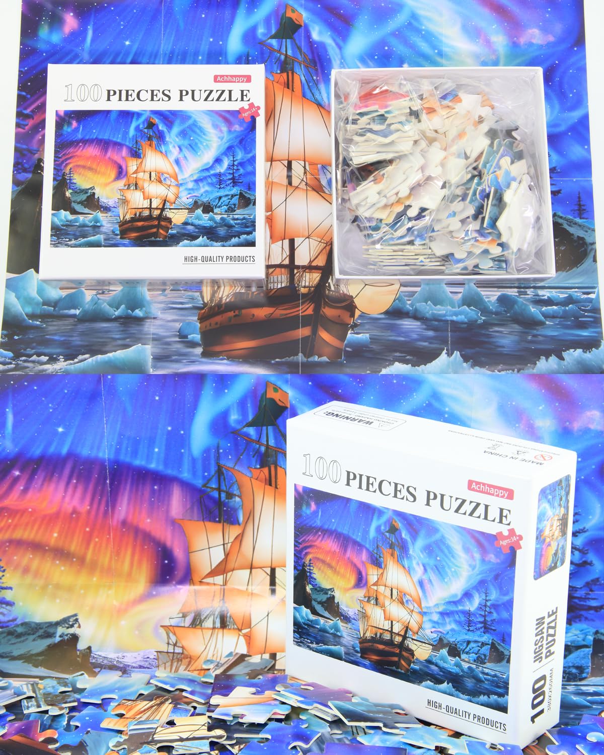 100 Piece Puzzle,Jigsaw Puzzles 100 Pieces 100 Piece Adult Children Puzzles Suitable For Adults Children (100 Pcs, C0006)