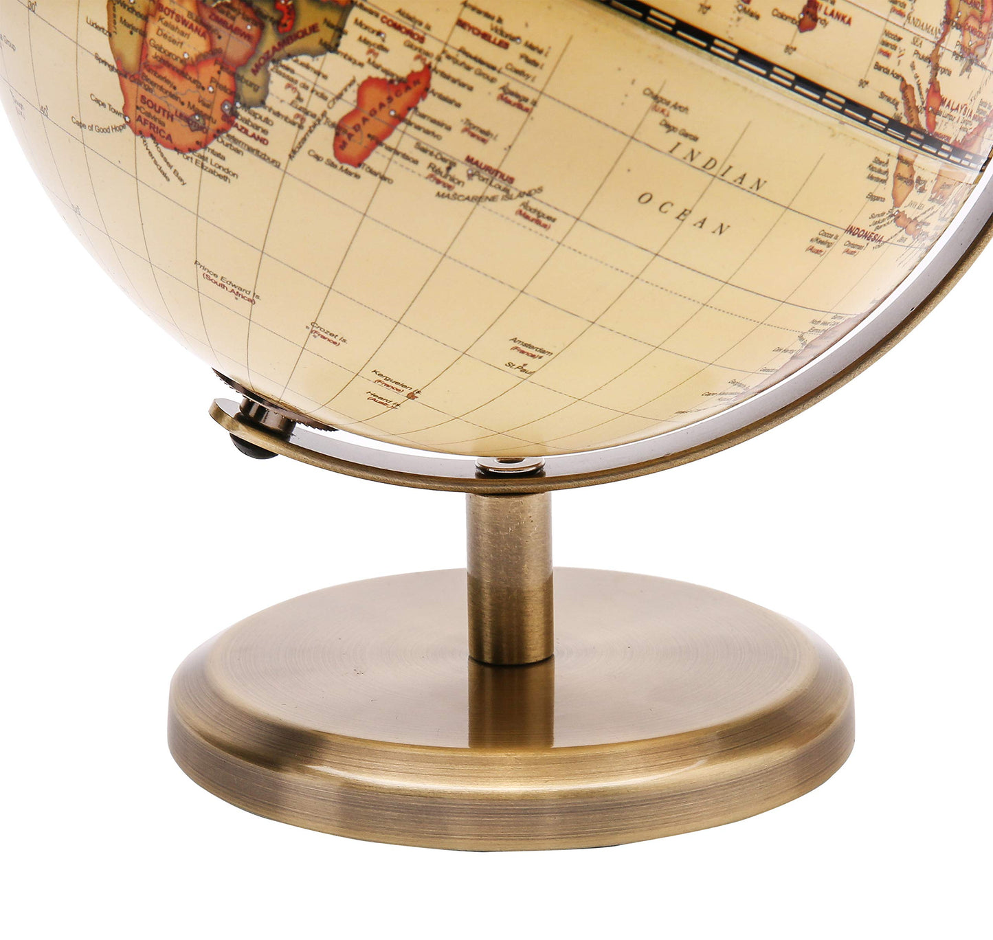 Topglobe Antique Globe Dia 5.5-Inch / 14Cm- Educational/Geographic - English Map