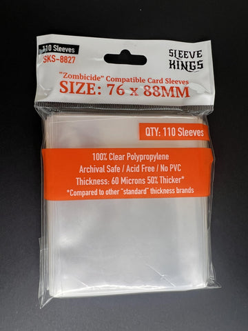 Sleeve Kings Zombicide Compatible Sleeves 76 X 88 Mm (4X110 Pack, 440 Sleeves)