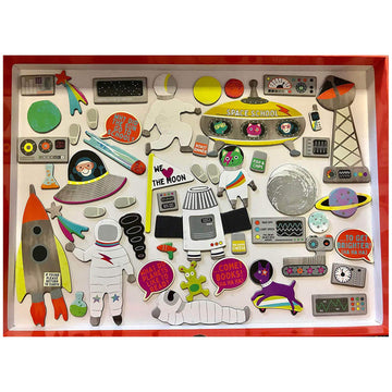 Floss & Rock Magnetic Scenes Playset - Outer Space