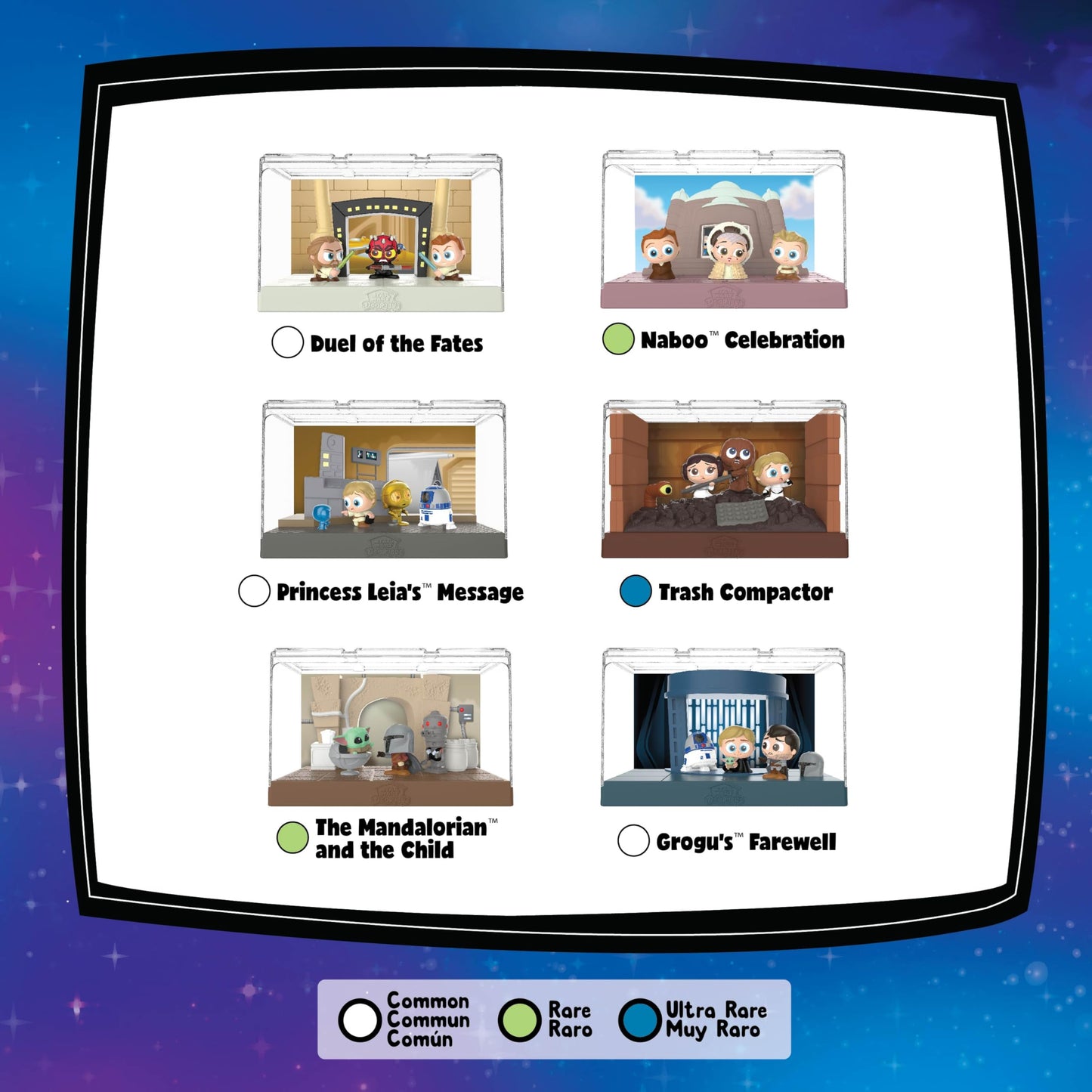 Just Play Star Wars Doorables Widescreen Moments - Star Wars: The Phantom Menace, Collectible Figures, Kids Toys for Ages 5 Up