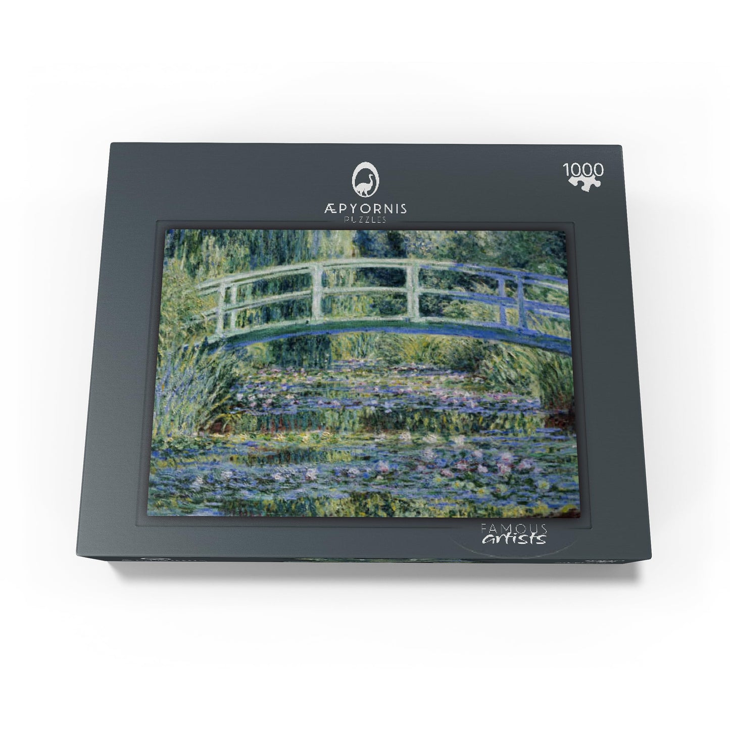 Mypuzzle Claude Monets Water Lilies And Japanese Bridge 1899 - Premium 1000 Piece Jigsaw Puzzle For Adults