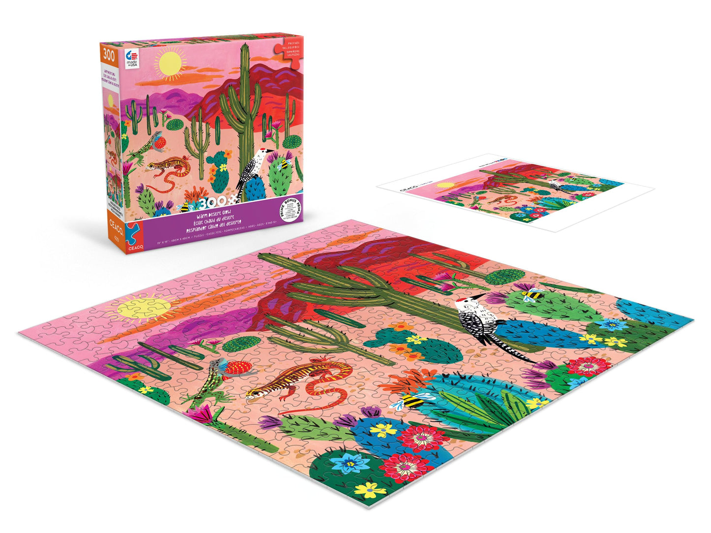Ceaco - Warm Desert Glow - 300 Oversized Piece Jigsaw Puzzle