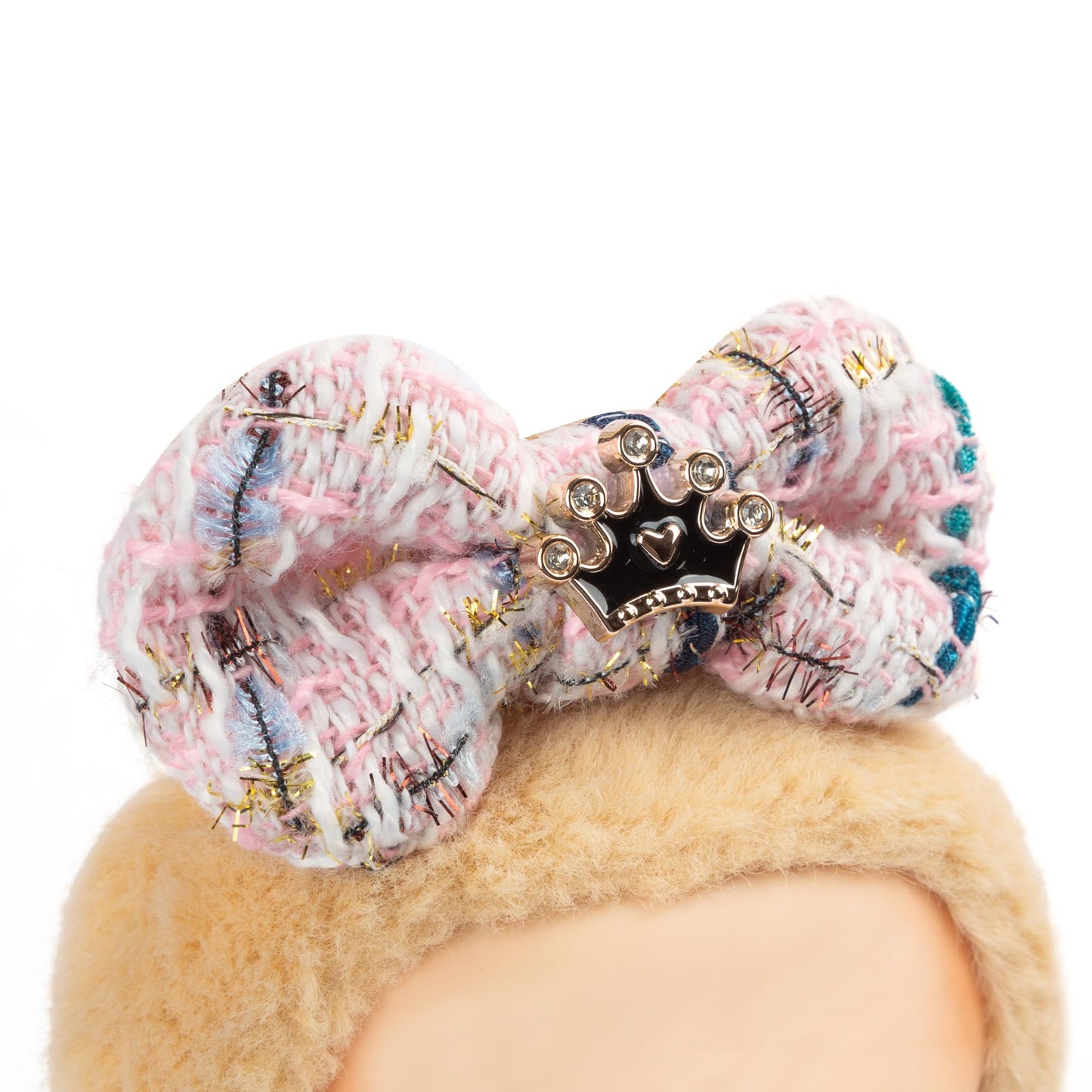 enhanced Doll Clothes - elegant Chic Style Set for 17cm Dolls Doll Outfit for Display Collectors Gift - Cute Miniature Fashion Accessories - Pink Crown (No Doll)