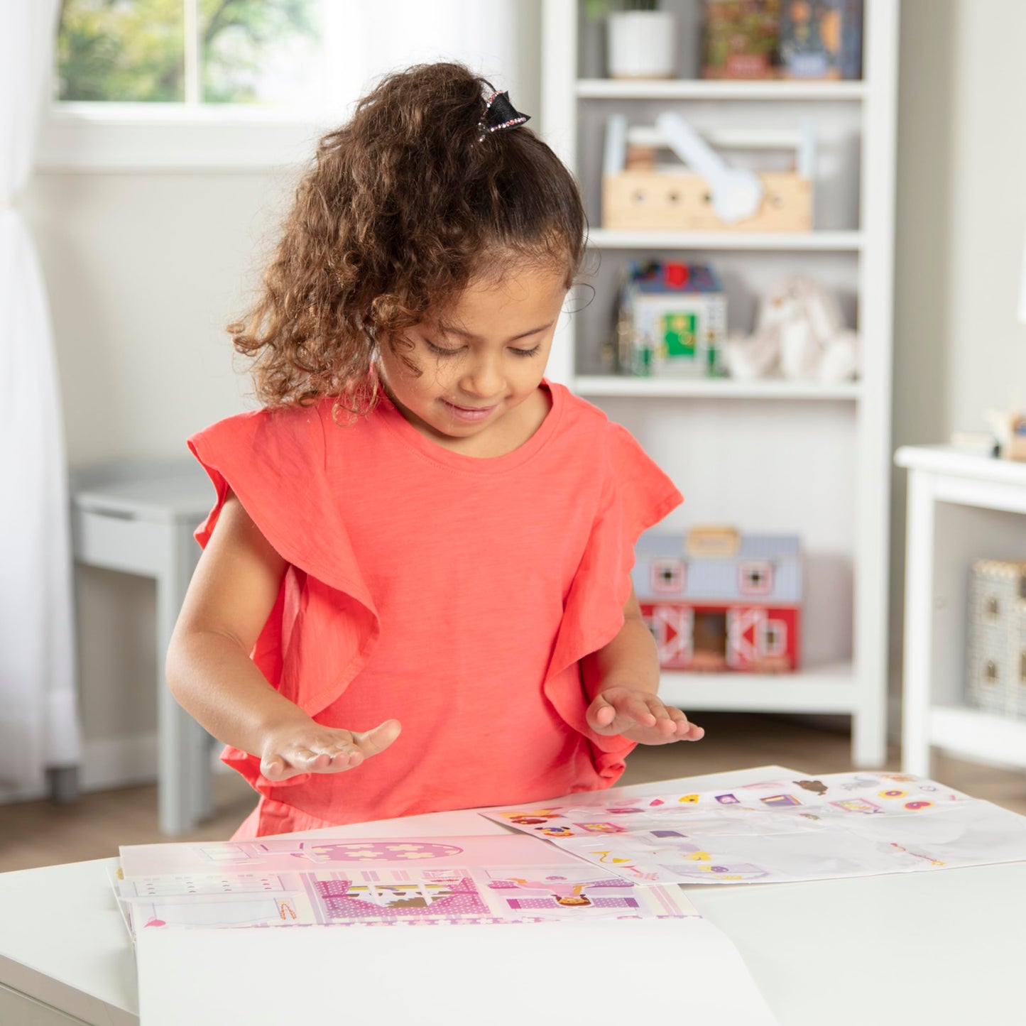 Melissa & Doug Reusable Sticker Pad Set: Play House - 175+ Reusable Stickers