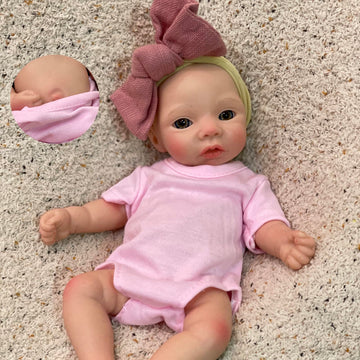 Otarddolls 10 Inch Silicone Baby Doll Full Body Soft Silicone Reborn Baby Mini Silicone Baby Dolls Reborn Baby Dolls Handmade Re