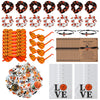 FineCheer 150 Pcs/20 Sets Basketball Senior Night Gifts for Girls - Basketball Team Gifts for Girls with Scrunchies Makeup Bags